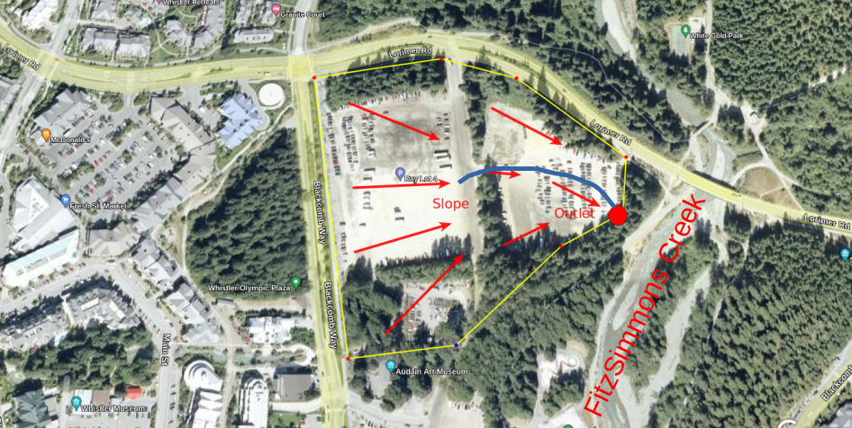 Satellite Image of the Day Lot 4 area in Whistler